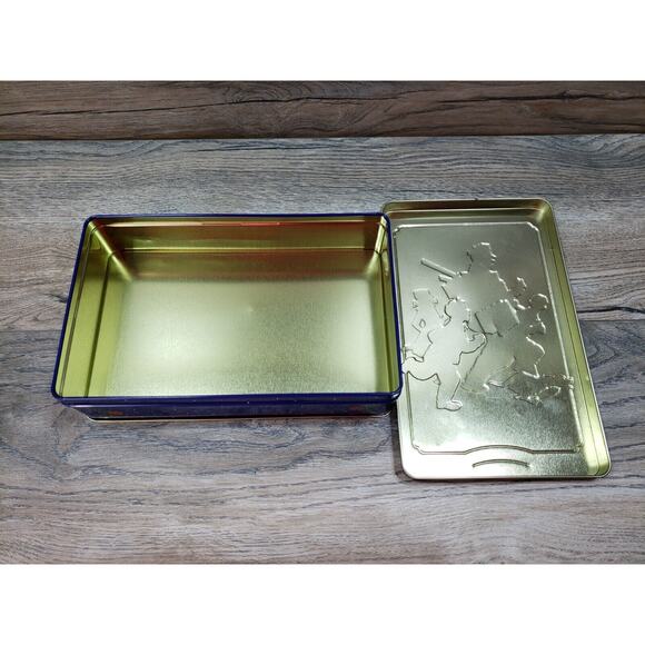 1996 Norman Rockwell Limited Edition Snickers Candy Bar Christmas Tin Empty - Picture 8 of 10